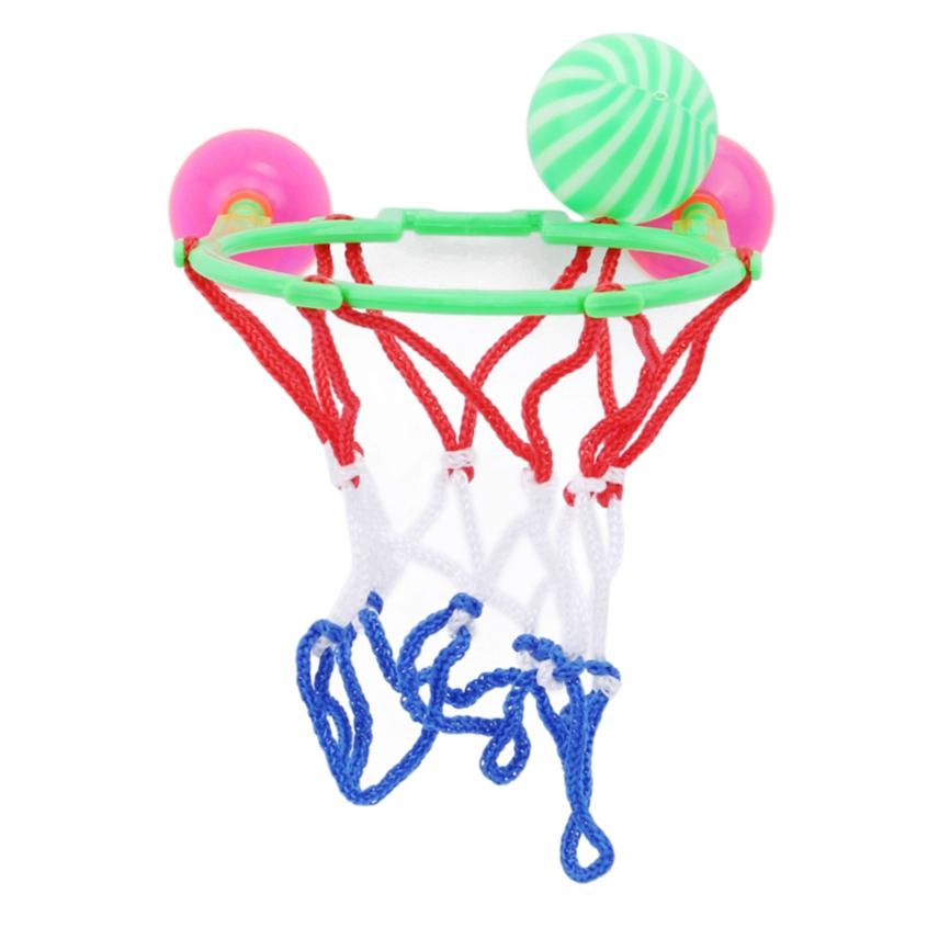 Buy Kids Portable Suction Cup Mini Toy Basketball Hoop Net Ball Pump