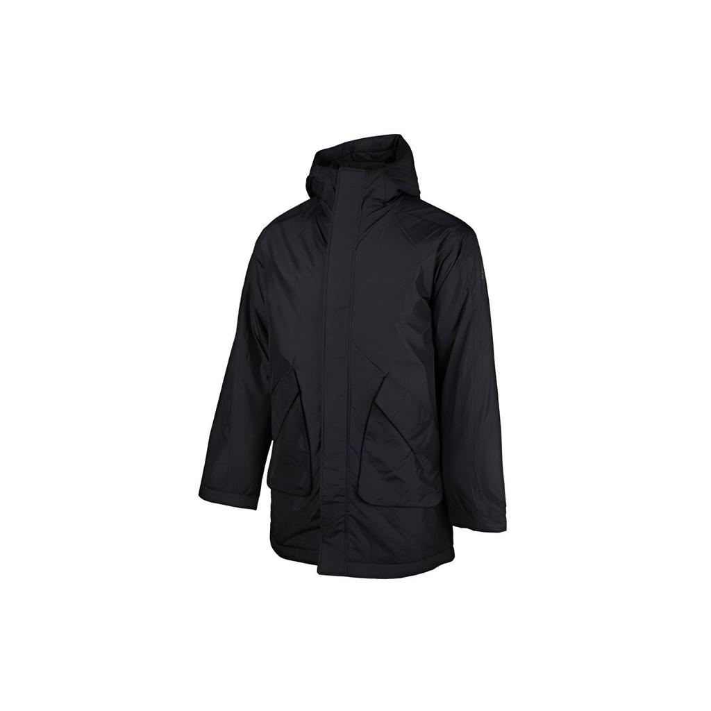 Adidas Field Parka Woven Hooded Jacket Men Outerwear Black EH3964