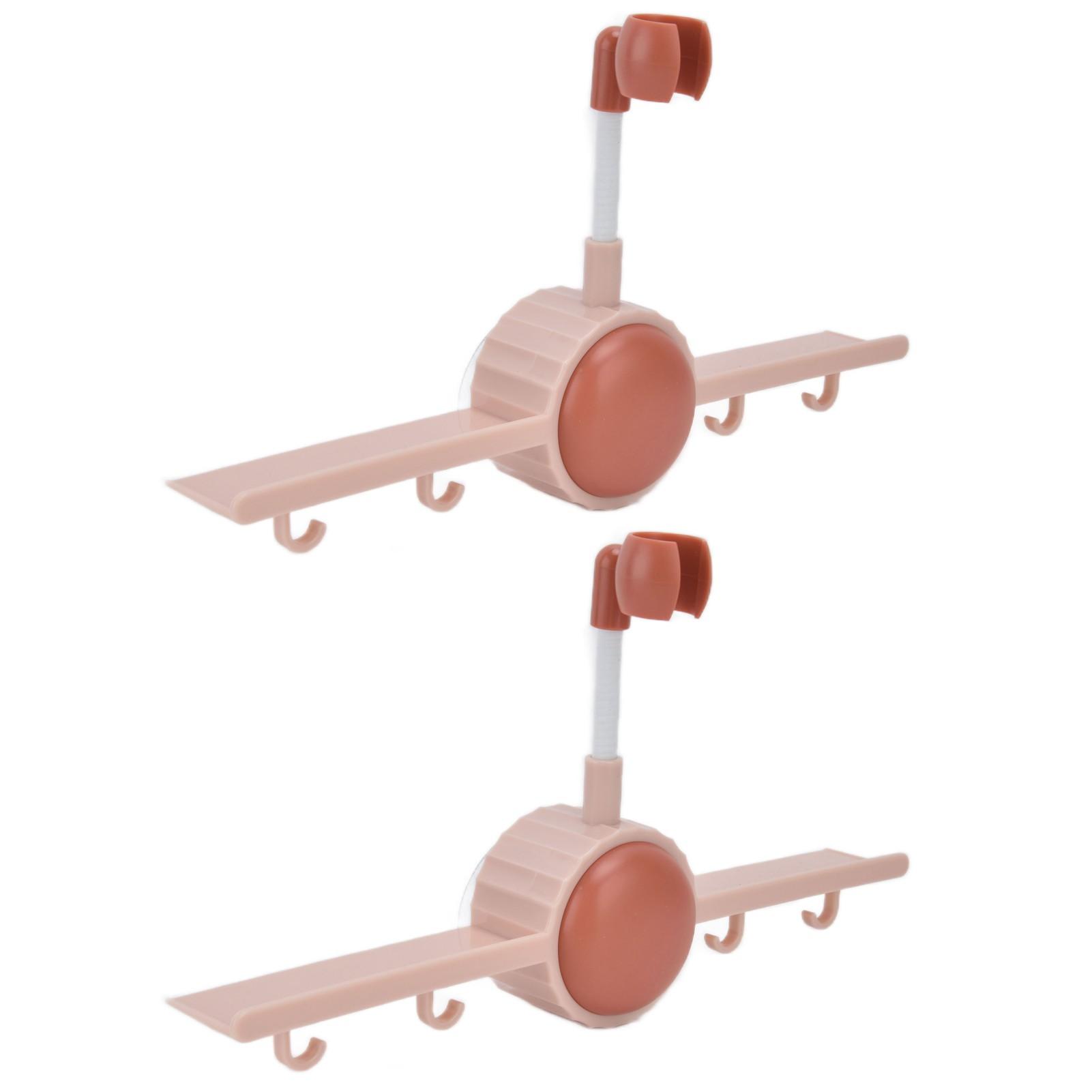 

2Pcs Shower Head Holder Angle Adjustable Waterproof Moistureproof Shower Rack Hanging