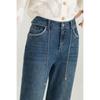Mengshuya Women's High-Waist Straight Leg Jeans