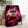 1pc Blanket Taz Mania Print Design, Lightweight Blanket for Sofa, Bed- Soft &Warm, Gift for All Seasons like Christmas, Halloween