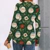 Women's Print Long Sleeve Shirts Elegant Casual Tops Trendy Shirts Tops