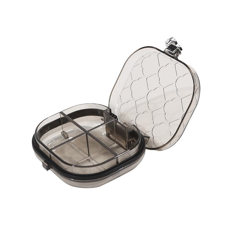 Portable Medicine Box Medicine Packaging Travel Carrying Mini Sealed Travel Medication Organizer Moisture-proof Jewelry Storage