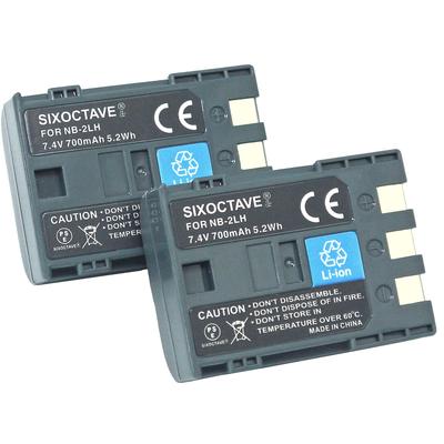 Str Canon Compatible Pack for iVIS HF PowerShot PowerShot EOS EOS EOS Kiss Digital PowerShot PowerShot PowerShot and PowerShot S80 NB-2L/NB-2LH BP-2L5