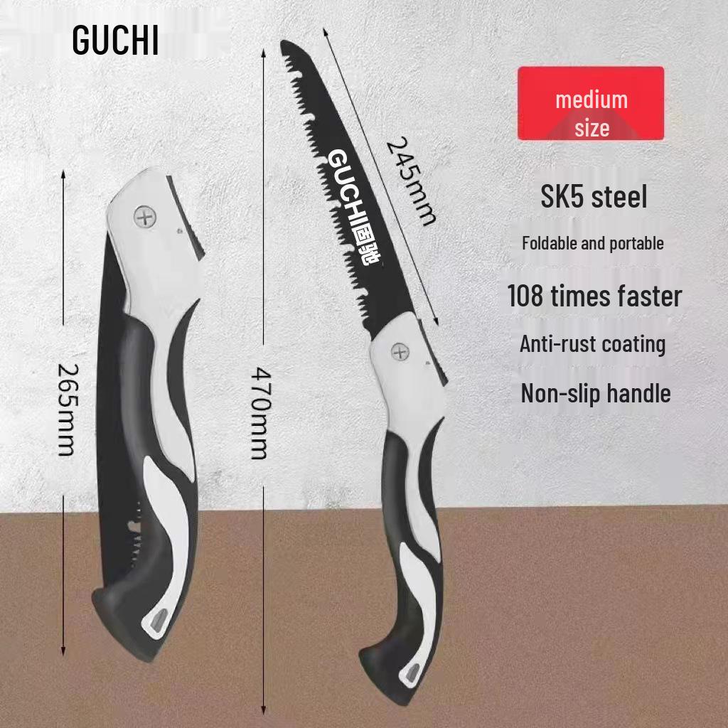 Compact Folding Hand Saw for Gardening and Pruning