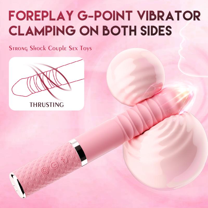 Zaváděcí dildo Klitorální vaginální masážní přístroj G-bod Anální dildo Vibrátor Dámské sexuální stroje Pár Vaginální masturbátor Erotika Ženská erotika