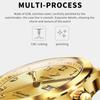 OUPINKE New Business and leisure Men's Watch Automatic Mechanical Watch Stainless Steel Business Double Calendar Anti-high-end Watch