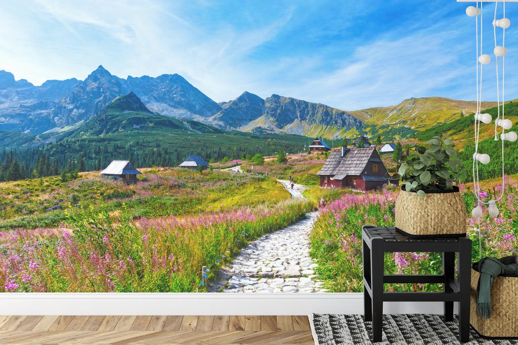 Photomural Mountains Washable Fleece 416x290