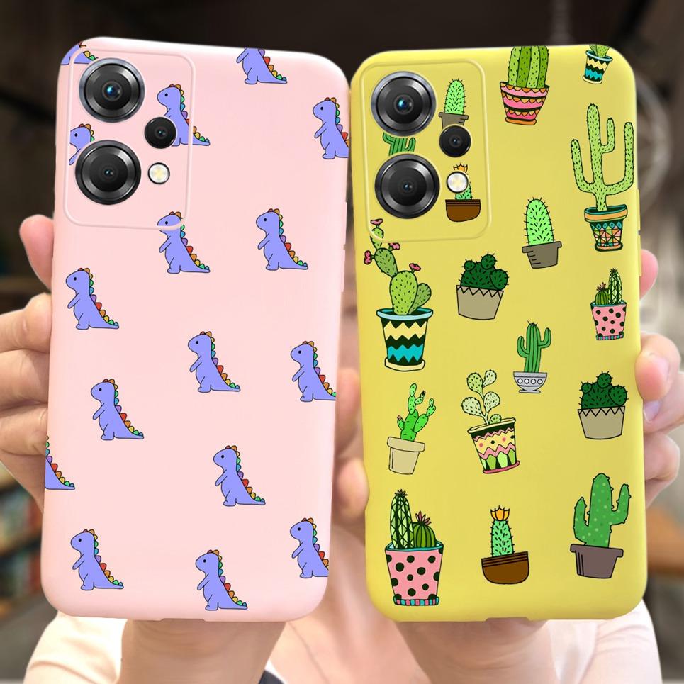 For One Plus Nord CE 2 Lite Phone Case Soft Matte Silcione TPU Back Cover For OnePlus Nord CE2 Lite 5G Mobile Coques Flower Capa