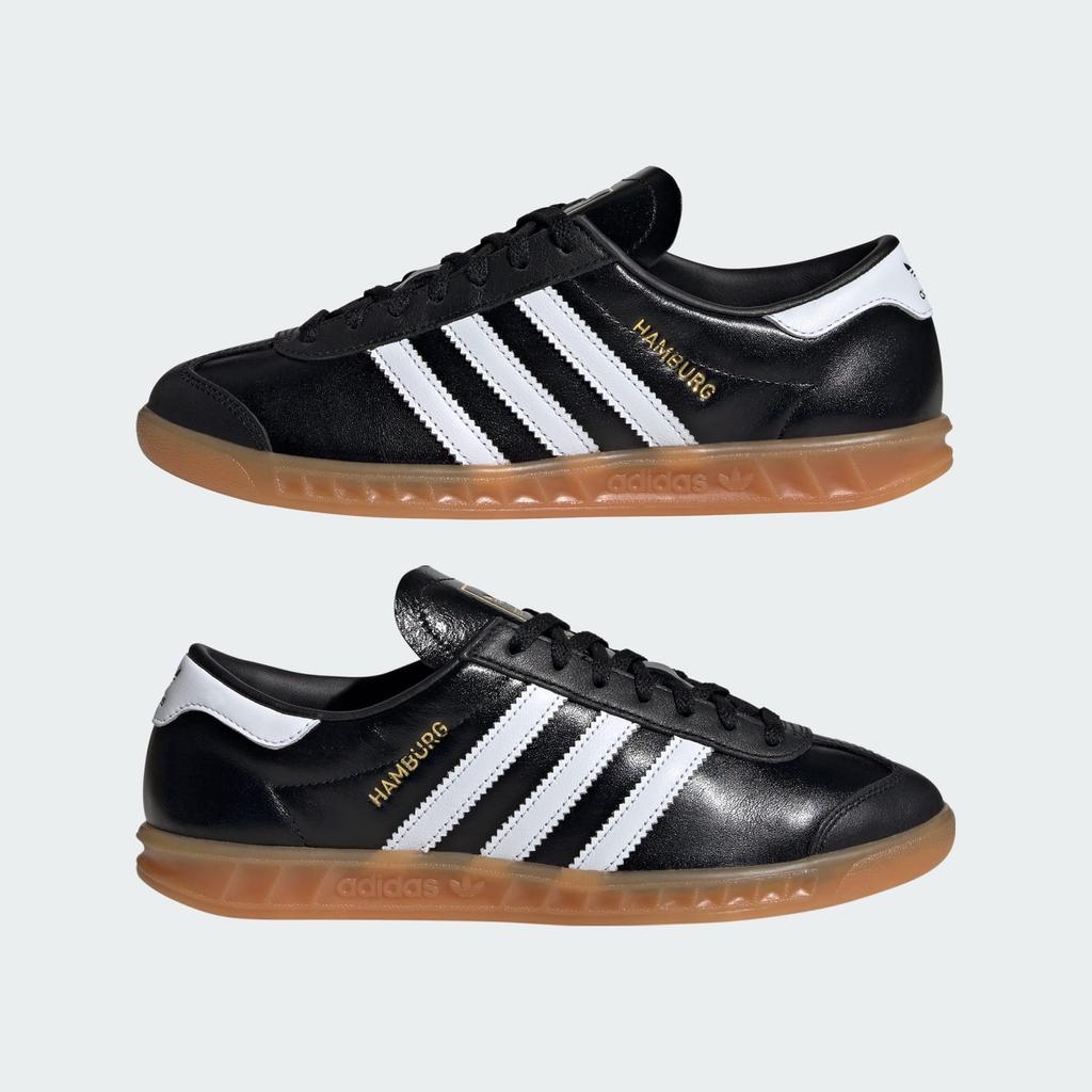 JI2626 Adidas Originals Hamburg Core Black Cloud White Gum (Women's)