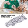 300pcs White Acrylic Number Beads Mixed Numbers 0-9 Loose Beads Bulk DIY Beads  Jewelry Making