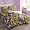 Three-piece Bedding Set 3d Digital Printing Quilt Cover