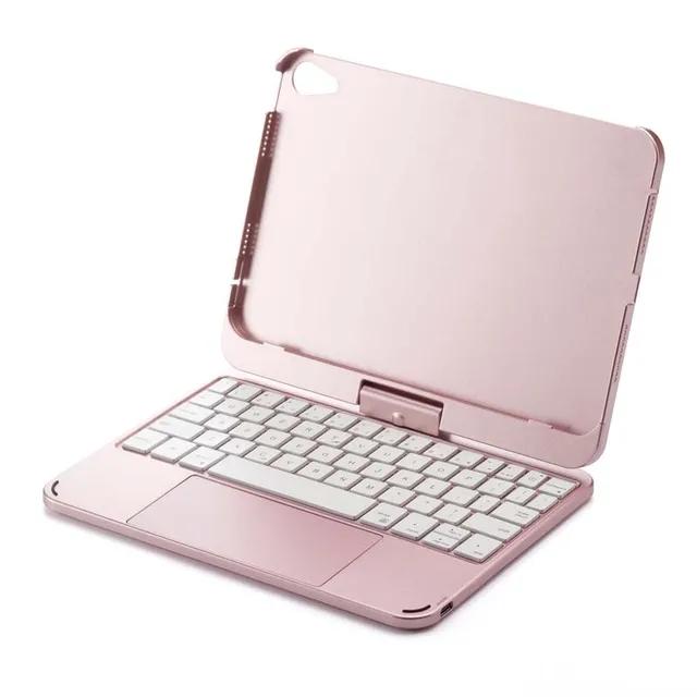 for iPad Mini 6 2021 iPad Mini 2024 Case with Bluetooth Keyboard RGB Backlight 360 Degree Rotatable Foldable Stand Cover