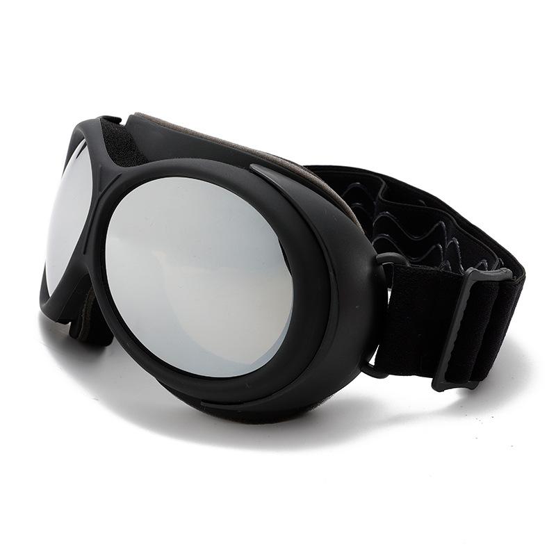 Neueste doppellagige Anti-Beschlag bunte runde Rahmen Skibrille für Erwachsene Outdoor-Sport Schnee Wind und Augenschutz Bergsteigen Schnee