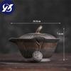 Ceramic Handmade Tea Bowl with Cover Office Teapot Jingdezhen Teacup Pottery Gaiwan Tea Set Drinkware 170ml