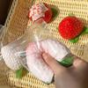 Slow Rising Strawberry Squeeze Toy Soft Stretchy Sensory Squeeze Toy  For Kids