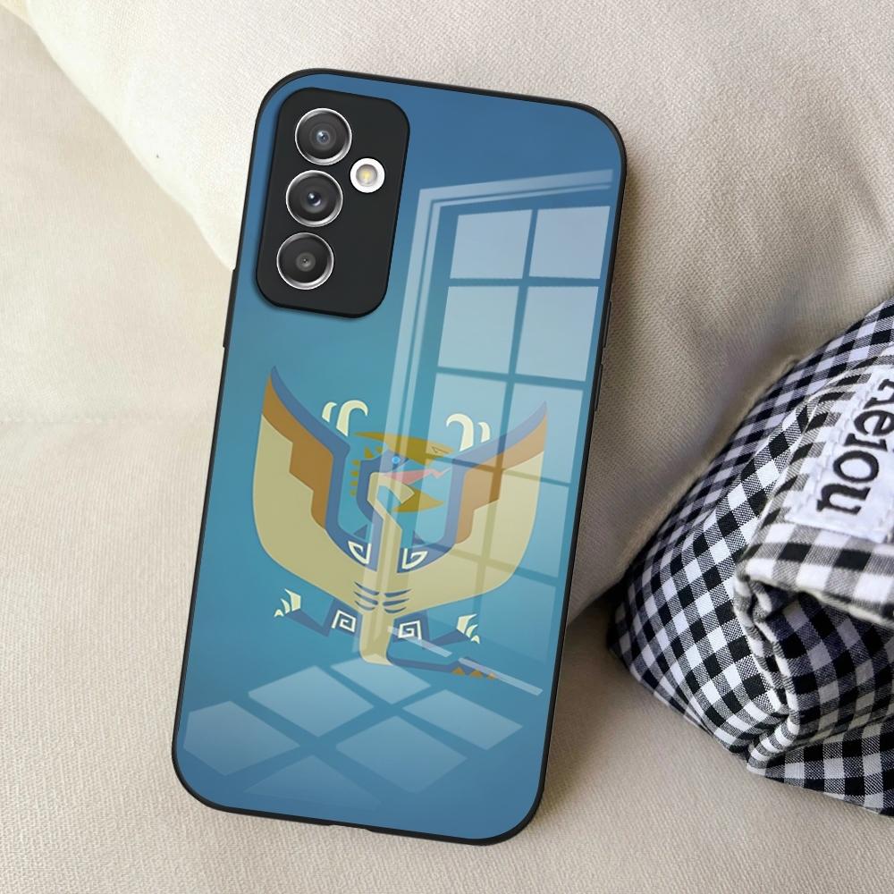 M-Monster Hunter Game Phone Case For S25 Samsung S24 Ultra S23 Fe S22 Plus S20 S21 A16 A54 A34 A53 Glass Cover