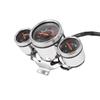 Motorcycle Instrument Digital Tachometer Speedometer Odometer Meter Motorbike Voltmeter Fuel Gauge Kit Fits for Universal