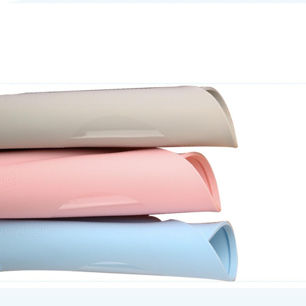 Anti-Skid Pad Silicone Placemat Waterproof Table Mat for Children Food-Grade Flexible Mat Washable Heat Resistant for Dining