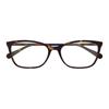 Gucci Optical Glasses [Available Prescriptions] Original Design, One-piece 004 (Havana Frame/clear Lens) 55 Dust Bag + Glasses Case (random Color)