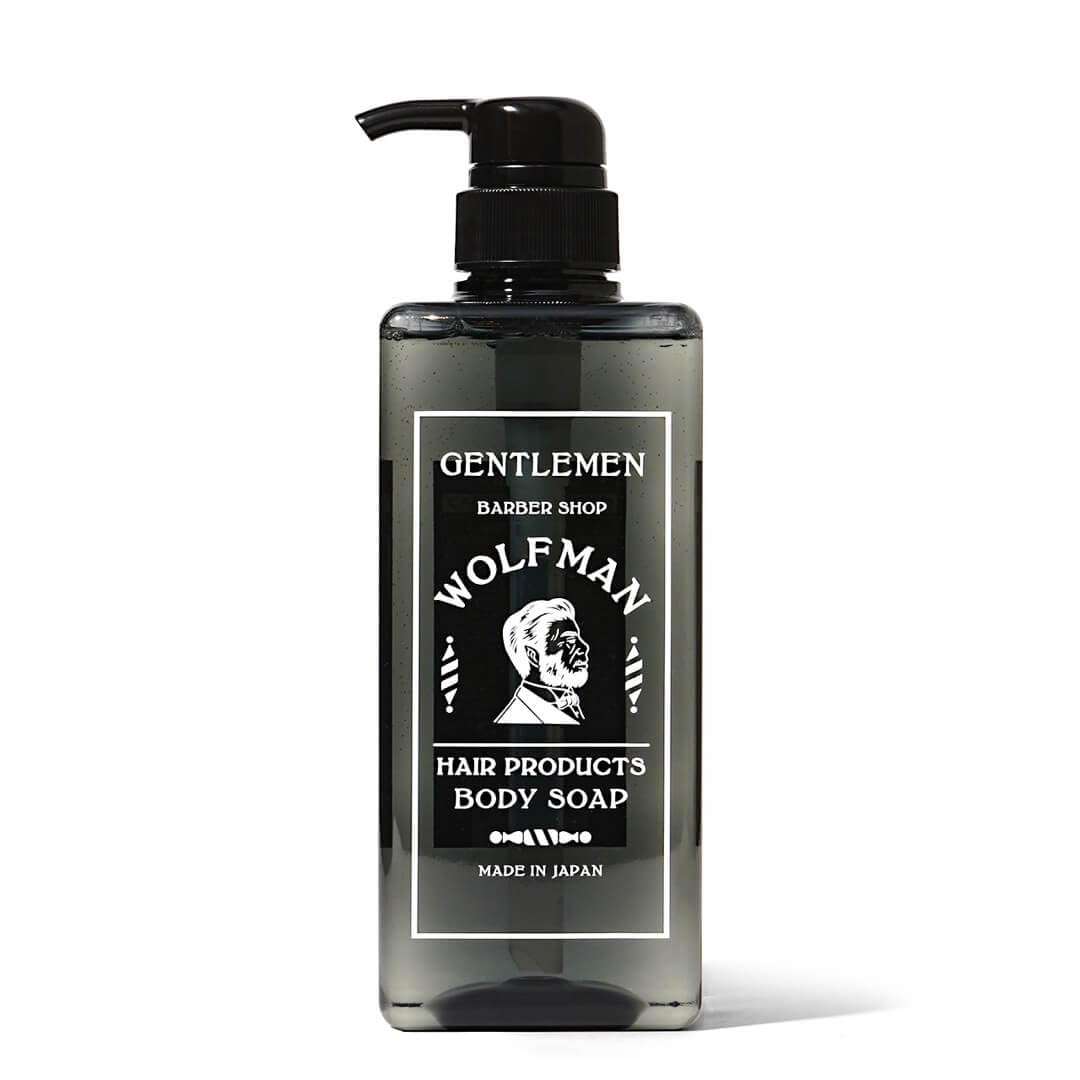 Gladhand Wolfman Body Soap Bottle, Black Oriental