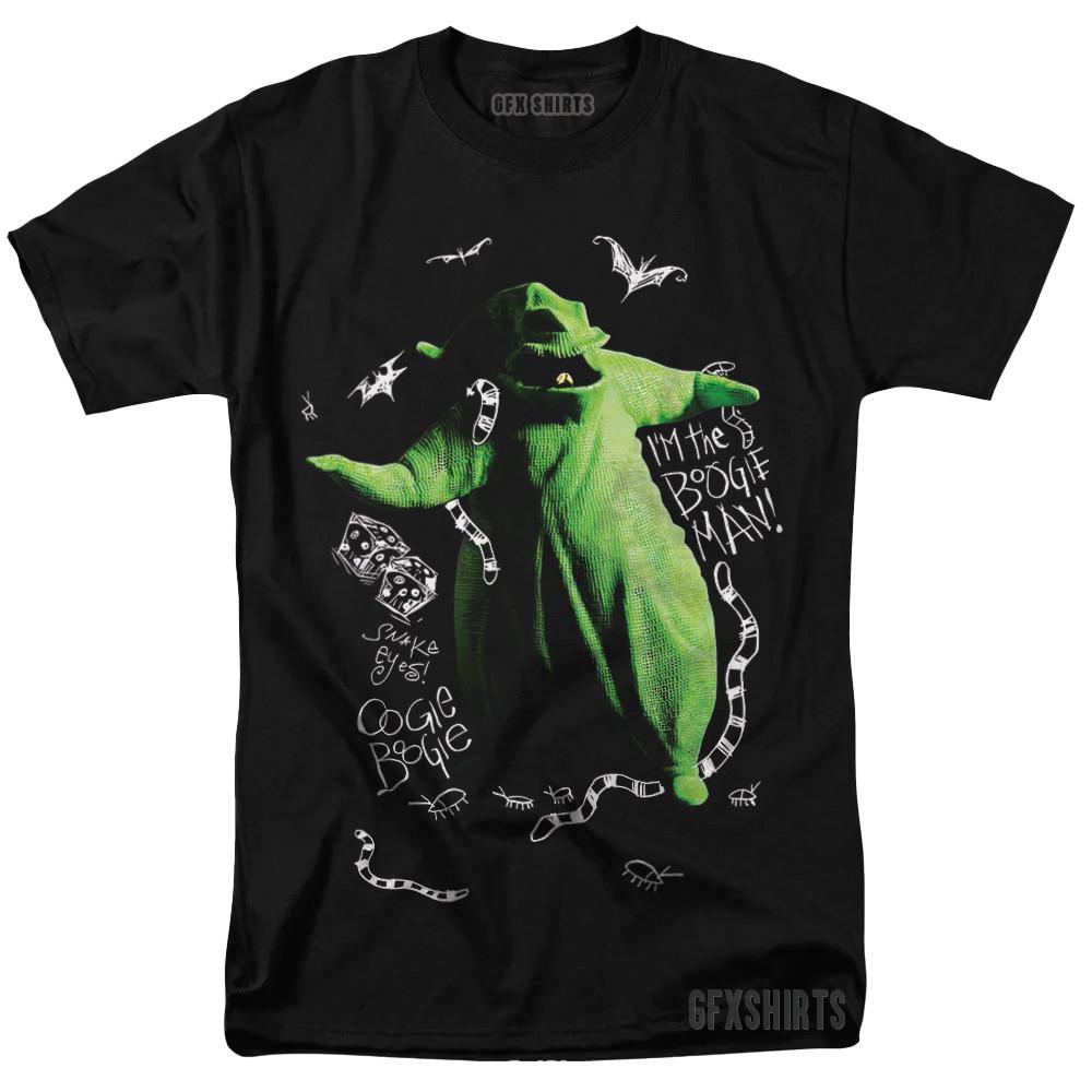 The Nightmare Before Christmas Shirt Oogie Boogie Poster Graphic T-Shirt XXXXL
