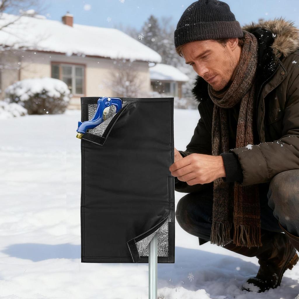 Winter Faucet Covers Outdoor Insulation Frost Protector Fire Hydrants Freeze Protector For Spigot Backflow Winter Pump Pipe