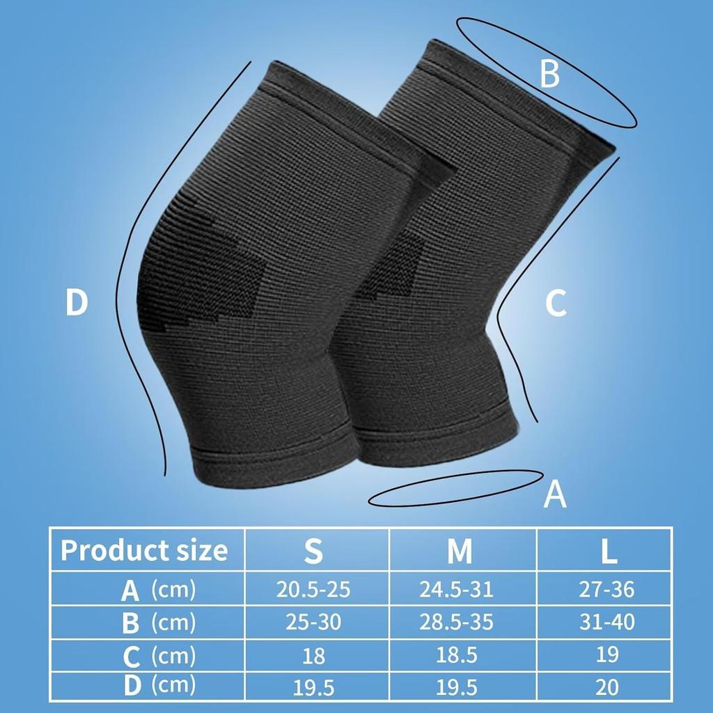1 Pair Kids Knee Brace Sleeve, Knee Pads for Kids, Youth Knee Compression Sleeve Children Knee Support Boys & Girls Kids