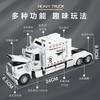 1:24 Peterbilt 389 Flame Livery American Heavy Semi Truck Tractor Alloy Metal Diecast Model Car Home Decoration & Computer Gifts