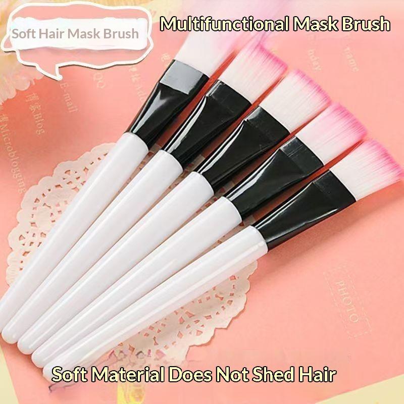 Soft Facial Mask Brushes 4Pcs Professional Food Grade Material Cosmetic Tools for Safe Skincare Application