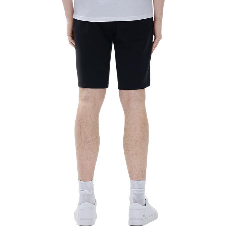 Fila Solid Color Knitted Casual Breathable Five-Point Shorts Men Shorts Black F11M227603FBK