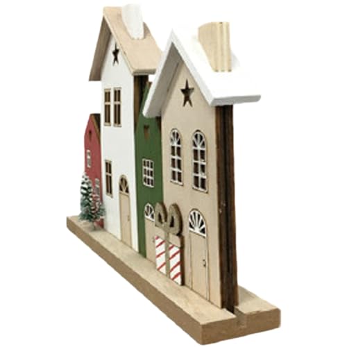 Q-FLA Felt House LED Lighting, Nordic Ornament, Halloween Ornament, Christmas Ornament, Indoor Decor, Craft Supplies, 830181