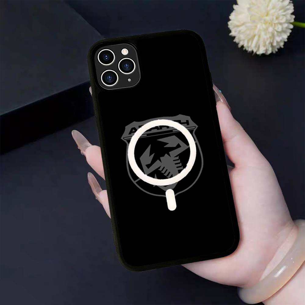 A-Abarth LOGO For Magsafe Magnetic Phone Case For IPhone 17 16 Pro Max 15 Plus 14 13 12 11 Cover