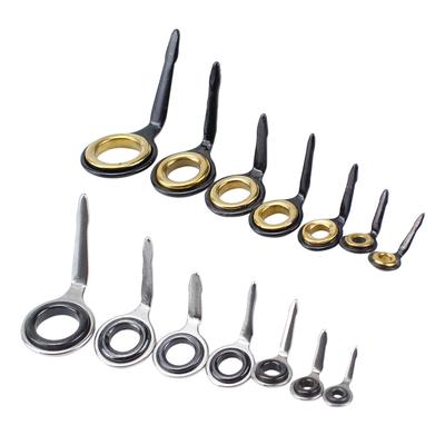 14-teiliges Einzelbein-Angelruten-Ring-Augen-Führungsset, Reparatur- und Bauwerkzeuge