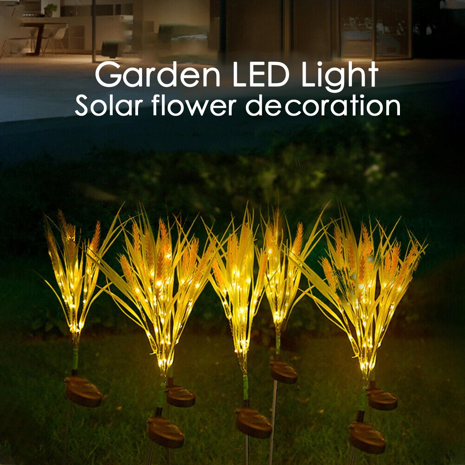 

Солнечный декоративный светильник, светодиодный светильник с имитацией цветка, садовый светильник