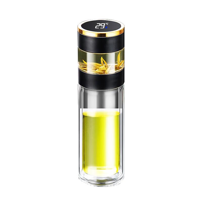 Shangheng Smart Double-Layer Glass Tea Infuser Bottle