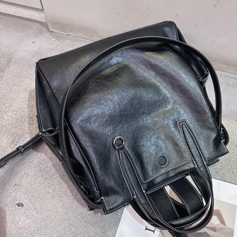 Nova mochila de couro de vaca unissex bolsa para o dia a dia bolsa para computador bolsa de grande capacidade feminina