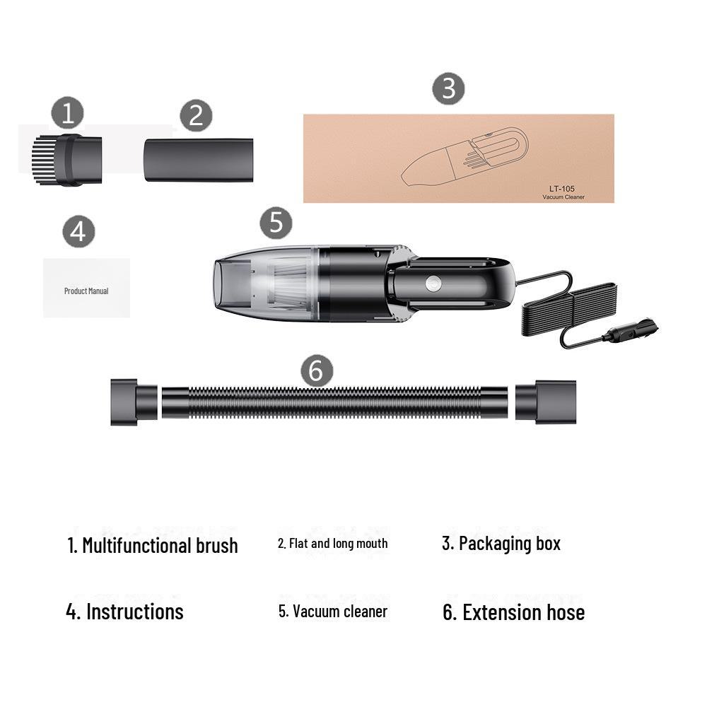 

Беспроводной мощный мини-пылесос для автомобиля и дома