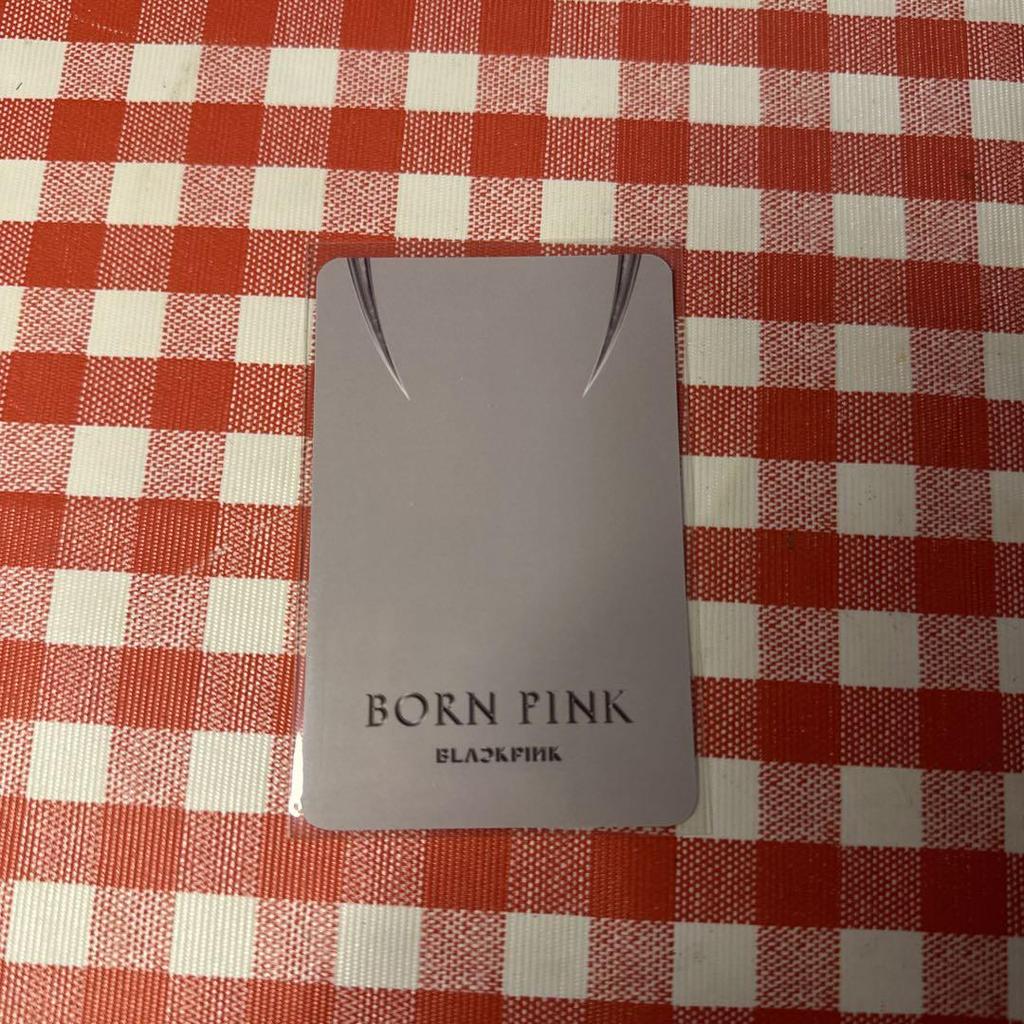 [USED] BLACKPINK ktown4u autograph session bonus trading card LISA