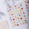 SKY Cute Cartoon Animal Jelly Nail Art Stickers - Celebrity Style Little Bear DIY