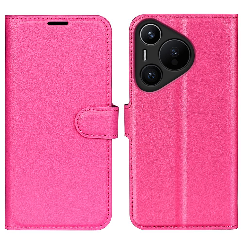 For Huawei Pura 70 Pro/Pura 70 Pro+ Case Litchi Texture Leather Stand Flip Cover
