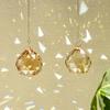 Rainbow Crystal Wind Chime Window Hanging Bell Glass Pendant Sun Catcher Christmas Decoration Home Decoration Garden Decoration