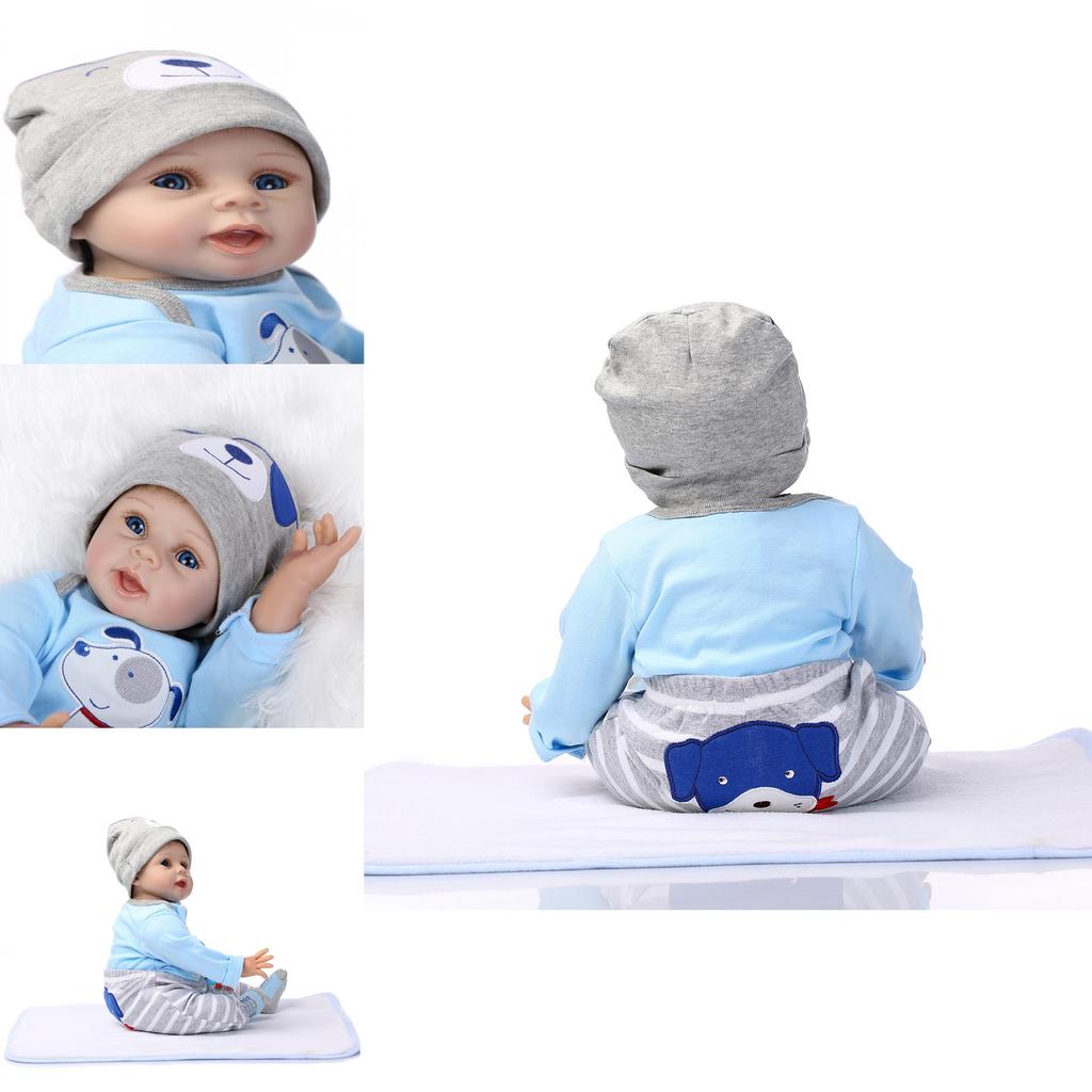 Silicone Reborn Dolls Baby Girl Exquisite Lifelike Newborn Gift For Kids**