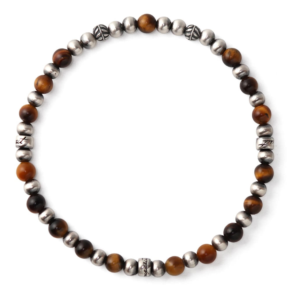 Innopirit Tiger Eye Lv.S Natural Gemstone 92.5 Silver Bracelet