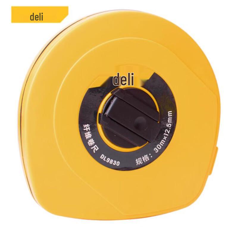 Deli 30m Fiber Measuring Tape (2-Pack) 30m x 12.5mm