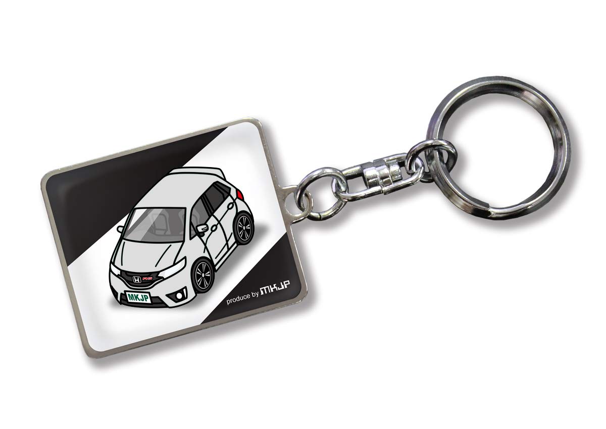 

MKJP Custom Key Chain Honda Fit RS GK5 Base: Black, Silver серебряный