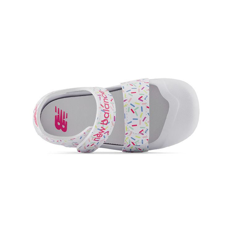 New Balance Comfortable Casual Low-Top Walking Shoes Baby Shoes White Pink SIA809W3