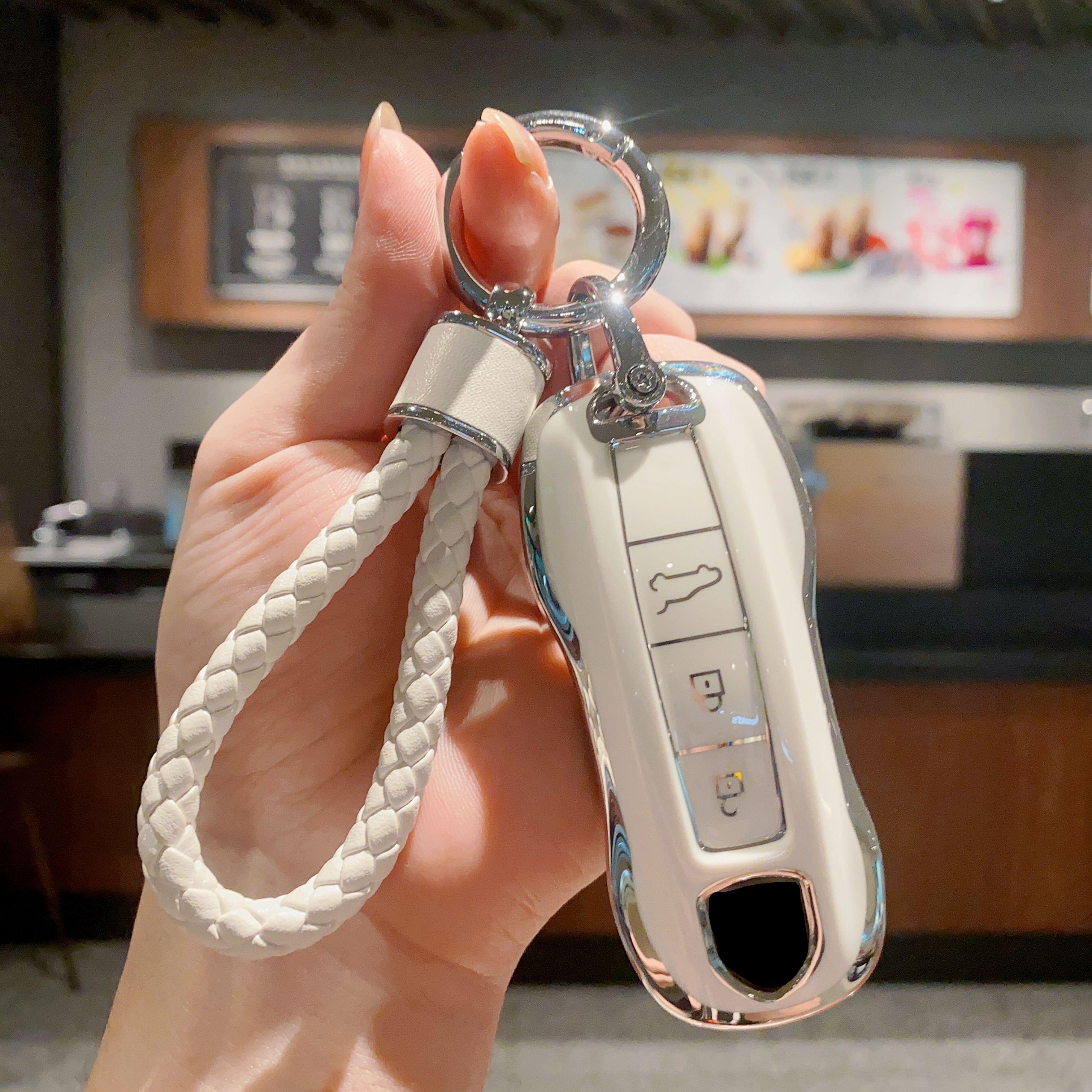 

Чехол для дистанционного ключа автомобиля из ТПУ, защитный чехол для брелока Porsche Cayenne Panamera Macan 911 958 Lepin 718 996 971 9YA 986 Boxster