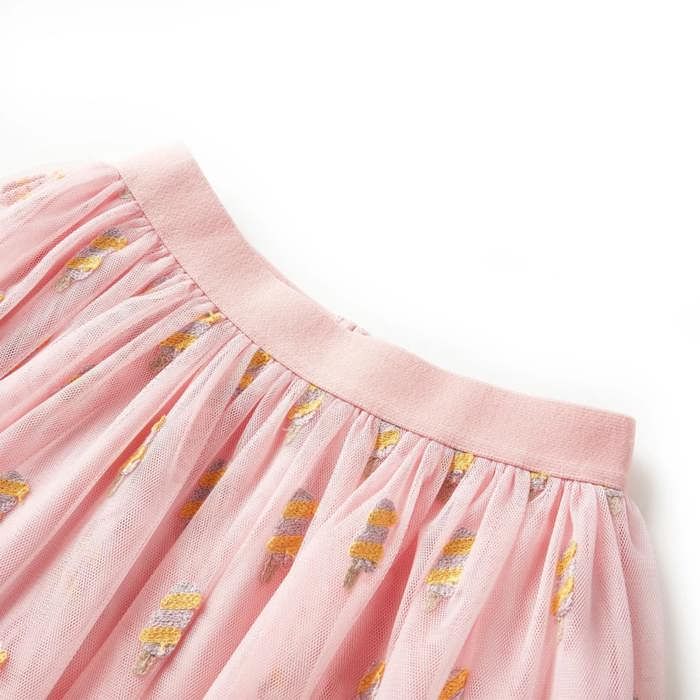 Jupe avec tulle pour enfants rose clair 92/104/116/128/140
