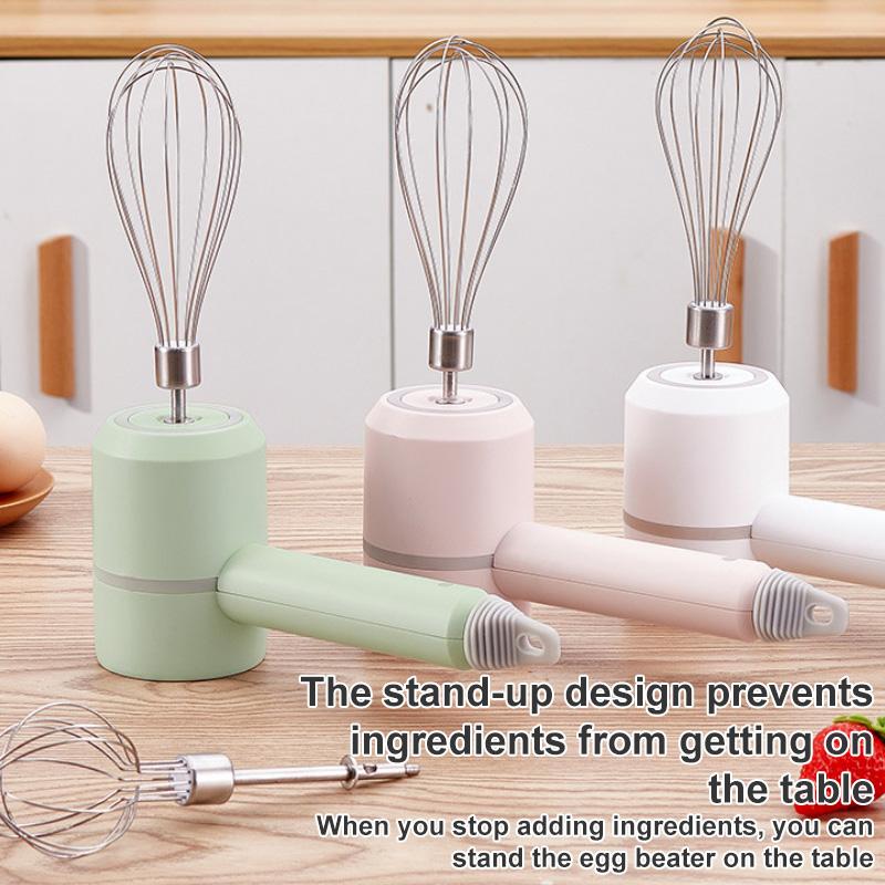 Chicinetă Bătător de ouă electric fără fir Mini smântână de uz casnic Batător automat de prăjituri Mixer de încărcare portabil